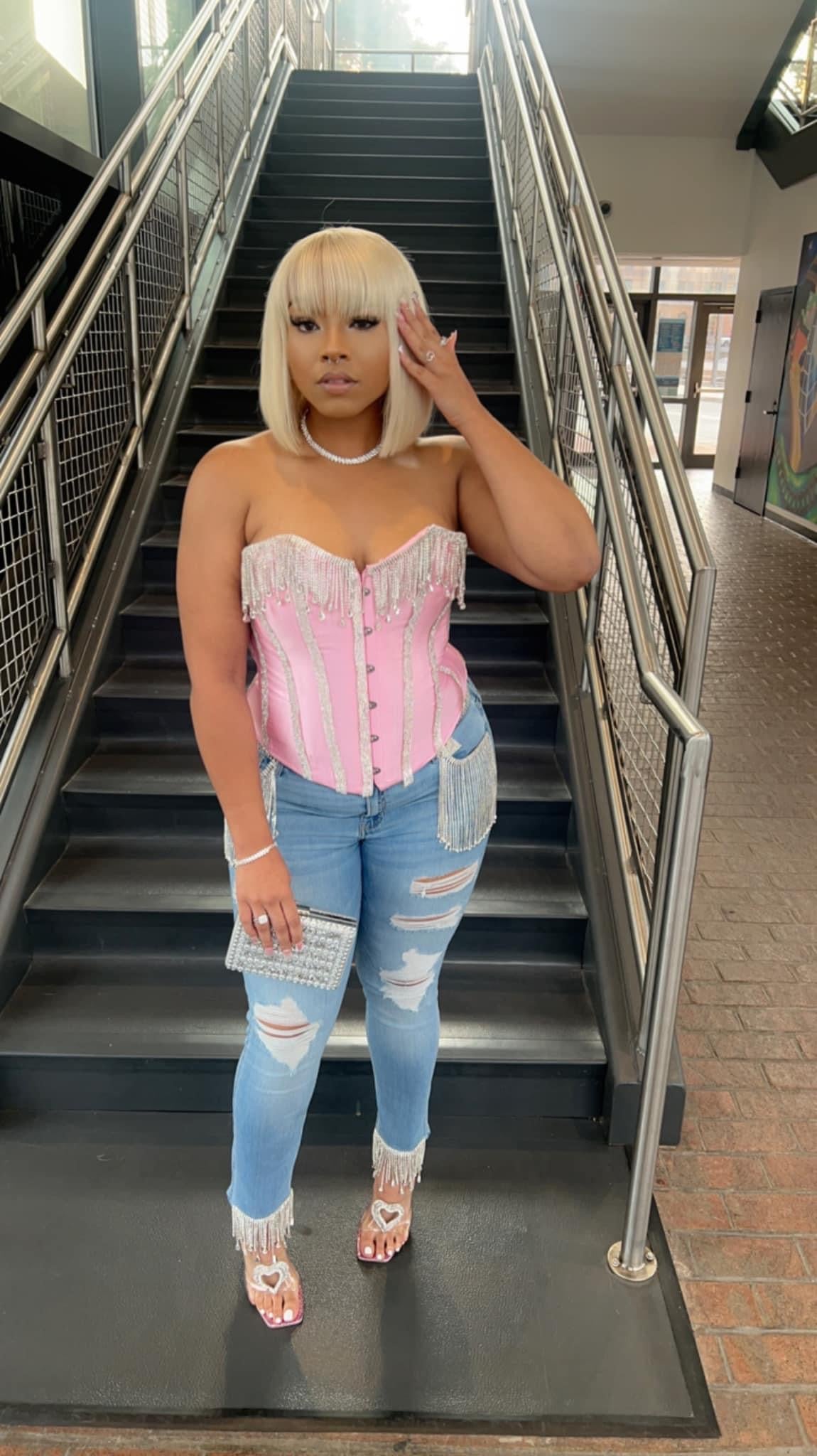 Pink princess corset